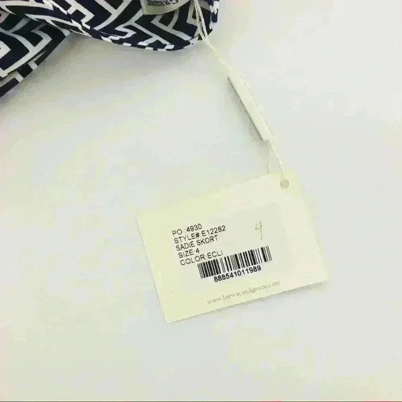 Fairway and Greene Skirt Black & White Size 4 - Picture 8 of 10